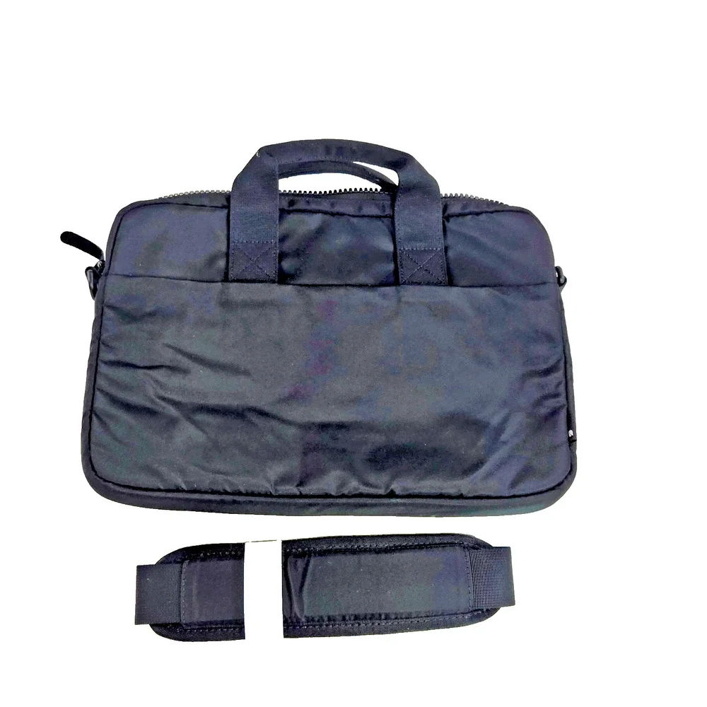 INCASE Black Canvas Laptop Briefcase Messenger Bag 14